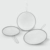 ExcelSteel Set of 3 Black splatter screens, 10", 11", 13"