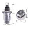AOHEWEI Elektrik 7-Pin Trailer Socket and Plug 7-Way Connections with