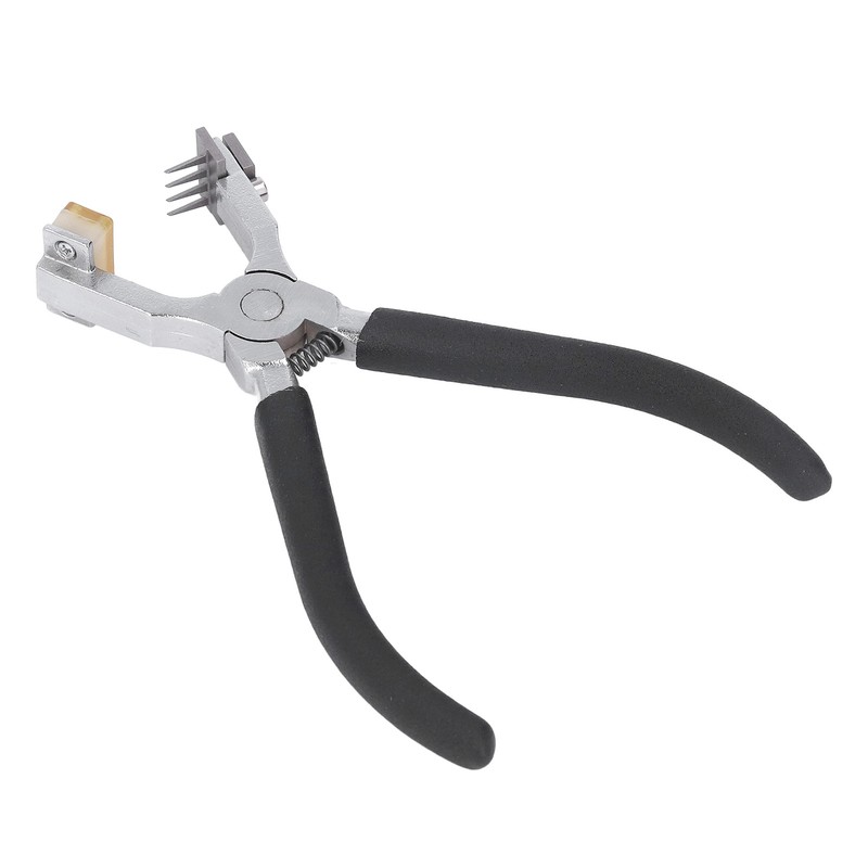 French Angled Chisel Punch Pliers Double Lever Replaceable Head High
