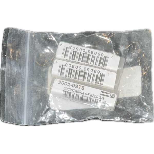 HHIP 2001-0375 3/8 Inch Single Flute 82 Degree HSS Countersink