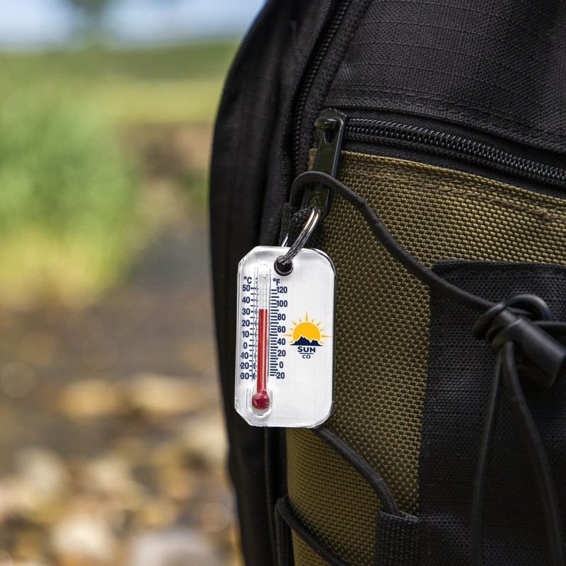Sun Company Zip-o-gage - Zipper Pull Thermometer for Jacket, Parka,