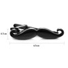 Yoursfs Gunmetal Mustache Tie Clip For Men Black Vintage Funny