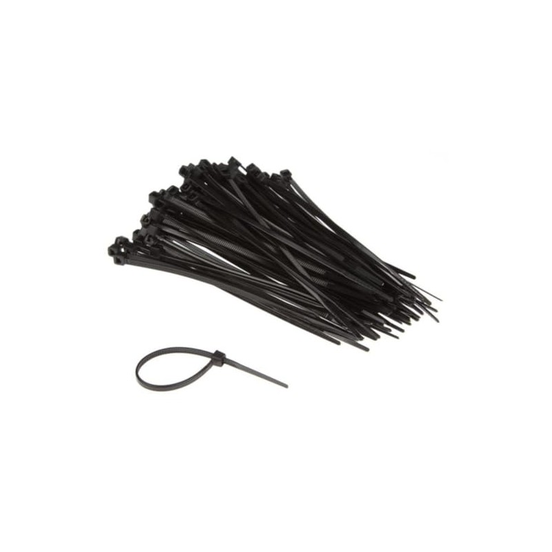 Perel Set of 100 Nylon Cable Ties 2.5 x 100