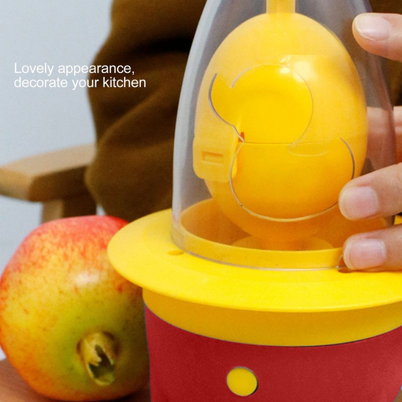 Egg Scrambler Shaker Lovely Electric Mini Portable USB Charging Golden