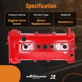 maXpeedingrods Upgraded Aluminum Engine Valve Cover for Ford Escape Focus Transit Connect for Mercury Mariner 2.0L 2.3L 2005-2013 Replacement 4S4Z6582C 4S4Z6582D