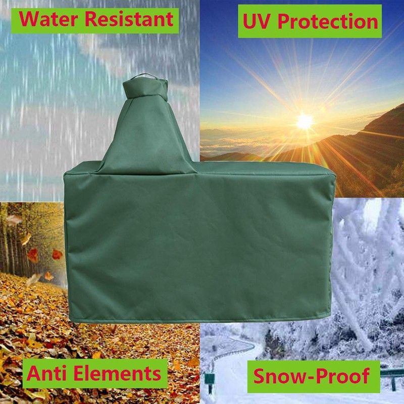 Mini Lustrous Cover for Large Ceramic Egg-type Kamado, Waterproof Fabric,