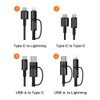 Joyroom JR-1830G3 4-in-1 Multi Function Fast Charging Data Cable, 1.8