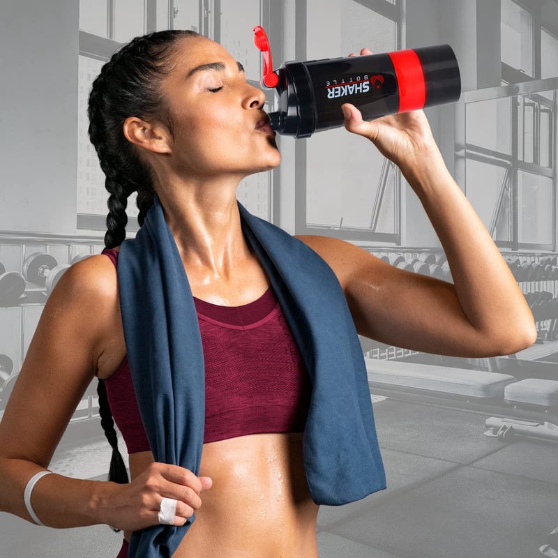 XTKS Shaker Bottle,16oz Protein Shaker Bottles with Mixing Ball, 3