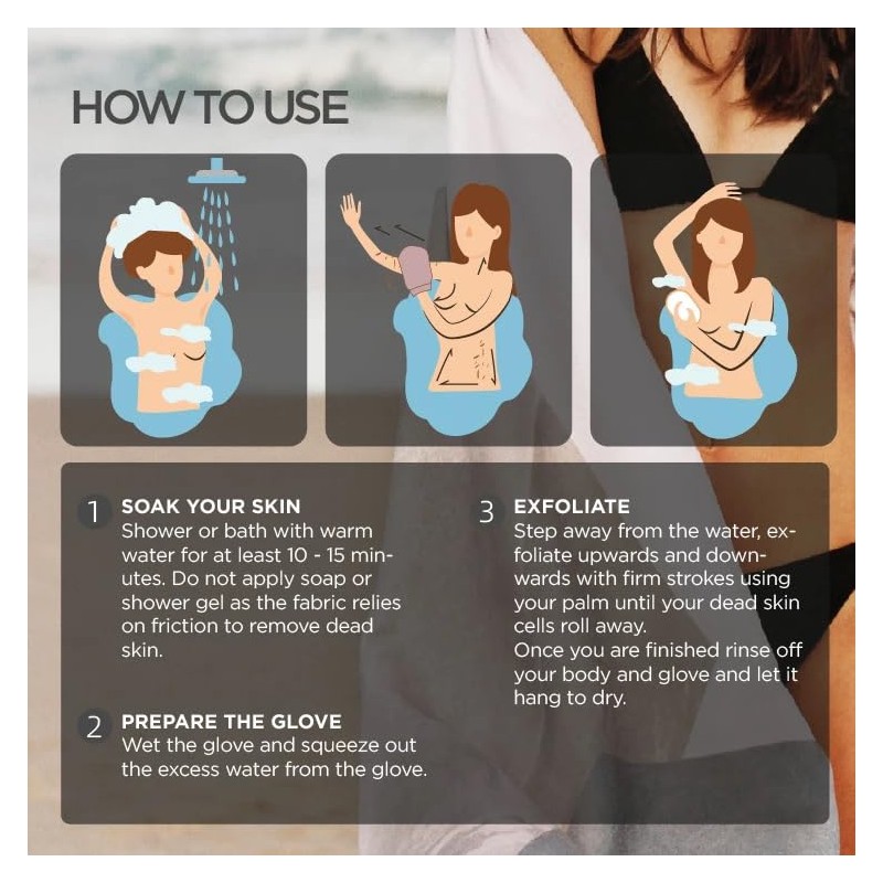 One Mineral Exfoliating Mitts