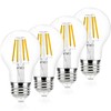 Vinaco A19 Dimmable LED Bulb 2700K Warm White, 4 PCS