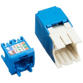 パンドウイット Cat6A モジュラージャック 青 CJ6X88TGBU ブルー