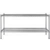 PRO&Family 14" x 54" NSF Chrome 2 Wire Shelf Kit