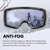 ZERO TECH BASE Compatible Replacement Lens for Smith Squad Snow