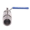 DERNORD 2 inch Tri-Clamp Clover Ball Valve Stainless Steel 304,PTFE