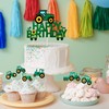 Decoración para tarta de cumpleaños con diseño de tractor de