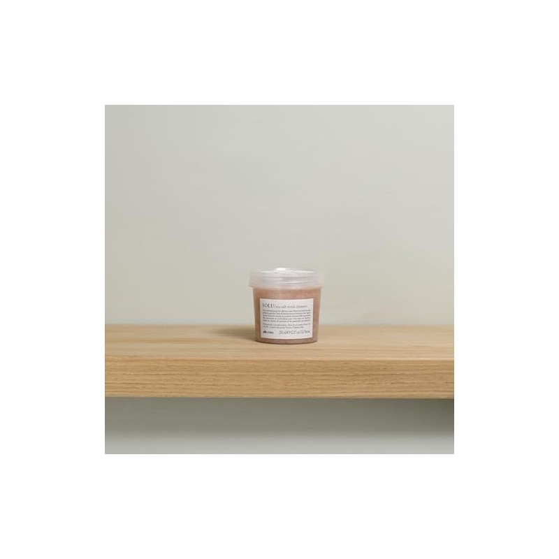 Davines SOLU Sea Salt Scrub Cleanser Exfoliante de sal marina