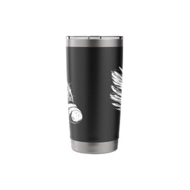 Badminton Shuttlecock Player Stainless Steel Insulated Tumbler