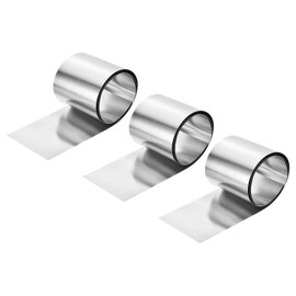 uxcell 3 Pcs Pure Nickel Sheet, 99.6% Pure Nickel Plate Nickel Strip 0.002"x3.94"x39.4"(0.05x100x1000mm) Nickel Anode for Electroplating Scientific Lab Industry DIY Craft