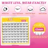 US Local Stock Single Length Cluster Lash Tray 8-16mm Diy