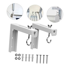 Gatuida 2pcs Projection Screen Ceiling Mounts Wall Mount Bracket for Projector Screens Easy Install