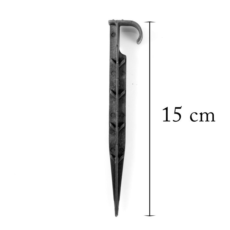 Outdoor Garden Pegs for Drip Irrigation Line, Weeping Pipe, Soaker