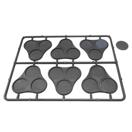 Wargames Delivered Skirmish Movement Trays for 25mm Round Bases, 3 Sprues per Pack – Ideal for Wargames & Miniature Battles, Compatible with Bases for Durable, Lightweight & Optimized for Fast