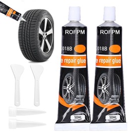 Tire Repair Glue Tire Sidewall Repair Glue Rubber Cement for Bike, Car, Motorcycle, Off-Road, Truck, Tractor（50ml*2）