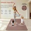 Foldable Yoga Mat 74"x47.2"x 0.4" – Large Yoga Mat