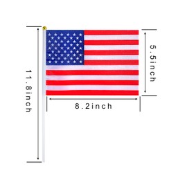 LyButty 200 Countries International Stick Flags of the World Small Mini Hand Held Flags for Olympics,International Festival,8.2 x 5.5 Inch