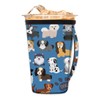 Cute Dogs Paw Reusable Iced Coffee Sleeve with Handle Neoprene