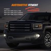 Sagnod Auto Fog Lights Set Compatible with 2007-2013 GMC Sierra