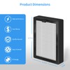 SAKEGDY LV-H128 Replacement Filter, Compatible with Levoit LV-H128 Air Purifier