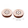 SEWACC 2pcs Round Air Vent Honeycomb Design for Ventilation Cabinets