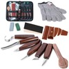Sttargxing Wood Carving Kit with 6pcs Whittling Knives,Trimming Knife for
