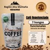 Café soluble con 7 hongos adaptógenos Reishi, Melena de León,