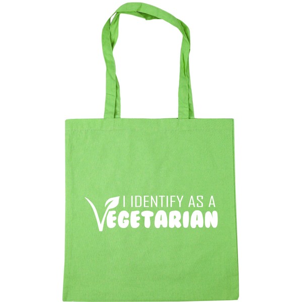 Hippowarehouse I identify as a vegetarian Tote Shopping Gym Beach