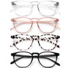 BOSSWIN Blue Light Blocking Glasses for women/men - 4Pack Computer