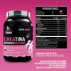 Creatina Heragen Suplemento Monohidratada 1kg 200 Servicios