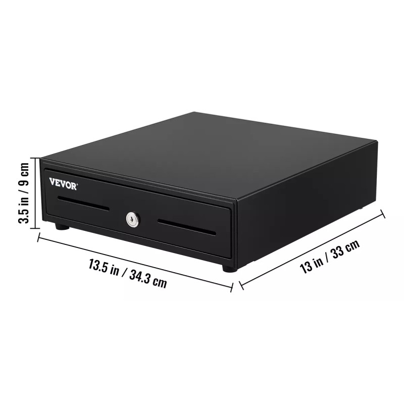 Vevor Punto De Venta /cajon De Efectivo Manual Moneda 13puLG