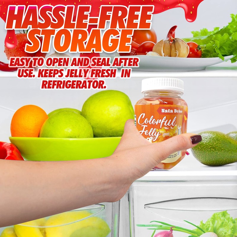 Fusion Select Strawberry Jelly - Fruity Coconut Gel Snacks &
