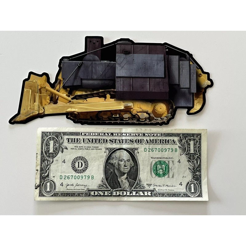 Killdozer Bumper Sticker Marvin Heemeyer Granby CO Tread Komatsu D355A