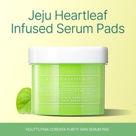 CHOSUNGAH BEAUTY CHOSUNGAH BEAUTY Houttuynia Cordata Purity Skin Serum Pad - 70 Pads - Hydrating & Soothing Heartleaf Toner Pads for All Skin, Natural Ingredients, Korean Skincare