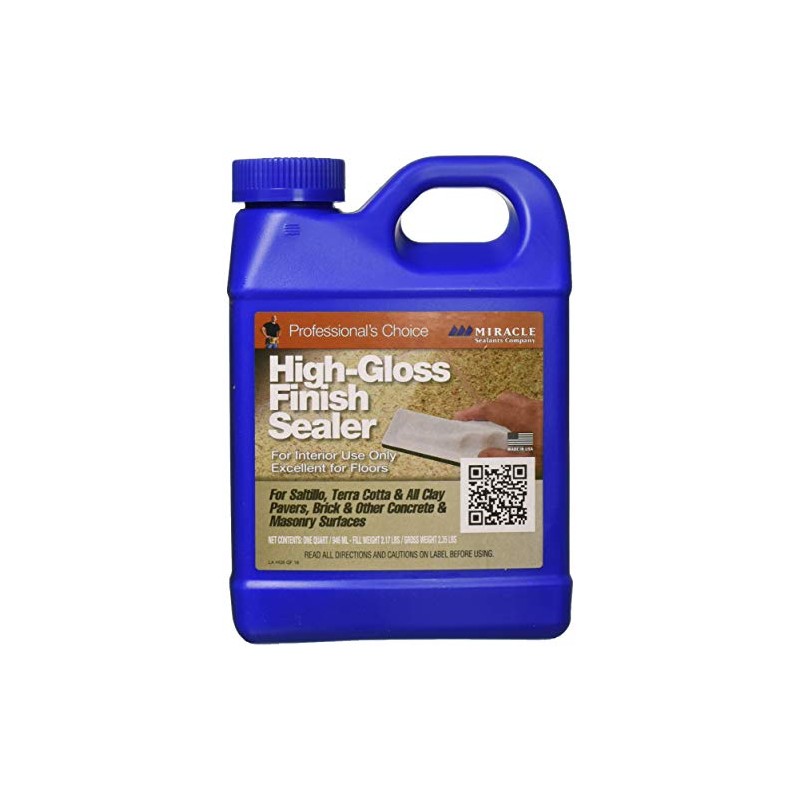 Miracle Sealants High-Gloss Finish Sealer for Tile & Stone, Water-Based,