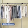 LiaMeE Adjustable Clothing Rack for Hanging Clothes, Heavy Duty Garment