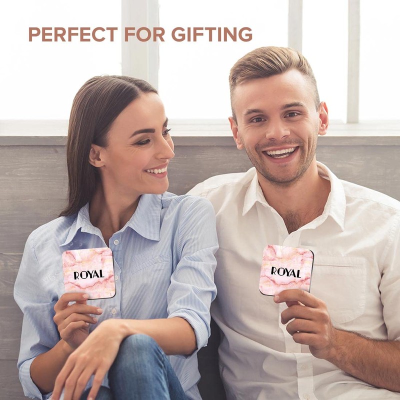 1x Square MDF Magnet 5cm - Map Australia Travel Attractions