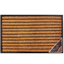 LSC Bliss Coir Door Mat Heavy Duty Floor Mat Non Slip Indoor Outdoor Mat Machine Washable Doormats Shoe Scrapper Removes Grass & Dirt for Front Door, Patio & Entrance (pack of 1) 45 x 75 cm