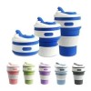CL Vaso De De Silicon Plegable Con Manga Portatil Fold