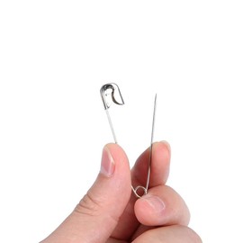 AnNafi® Safety Pins 2Inch| Strong & Long Safety Pin Set for Pinning Saree & Dupatta | Heavy Duty Steel (Metal) in Bulk for Quilting, Home Office Use Fabric Fashion Craft Pins/Diaper Pins/Clasp 150