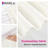 RIMELA Ruffle Bed Skirt Warm White King 18 Inch Drop,