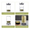 ABS Sprout Lid with Stainless Steel Screen for Wide Mouth